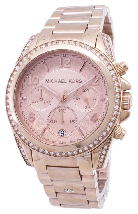 Michael Kors Rose Gold Plated Jewelry & Watches 